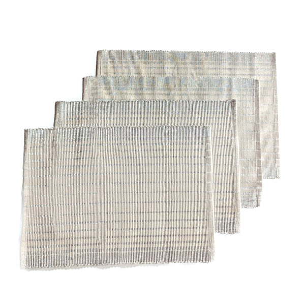 Silver Ivory Placemat- Set of 4