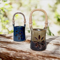 Essential Oil Burner with Bamboo Handle