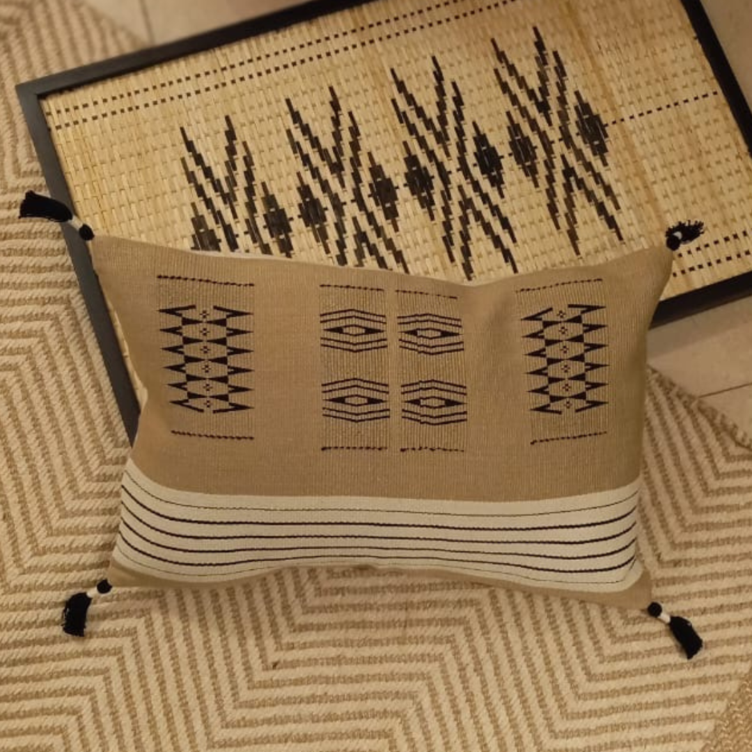 Dhania Lumbar Naga Cushion Cover