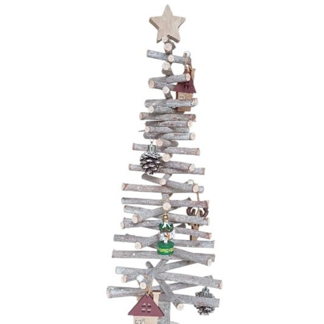 Handmade Twiggy Christmas Tree