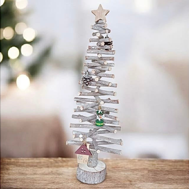 Handmade Twiggy Christmas Tree