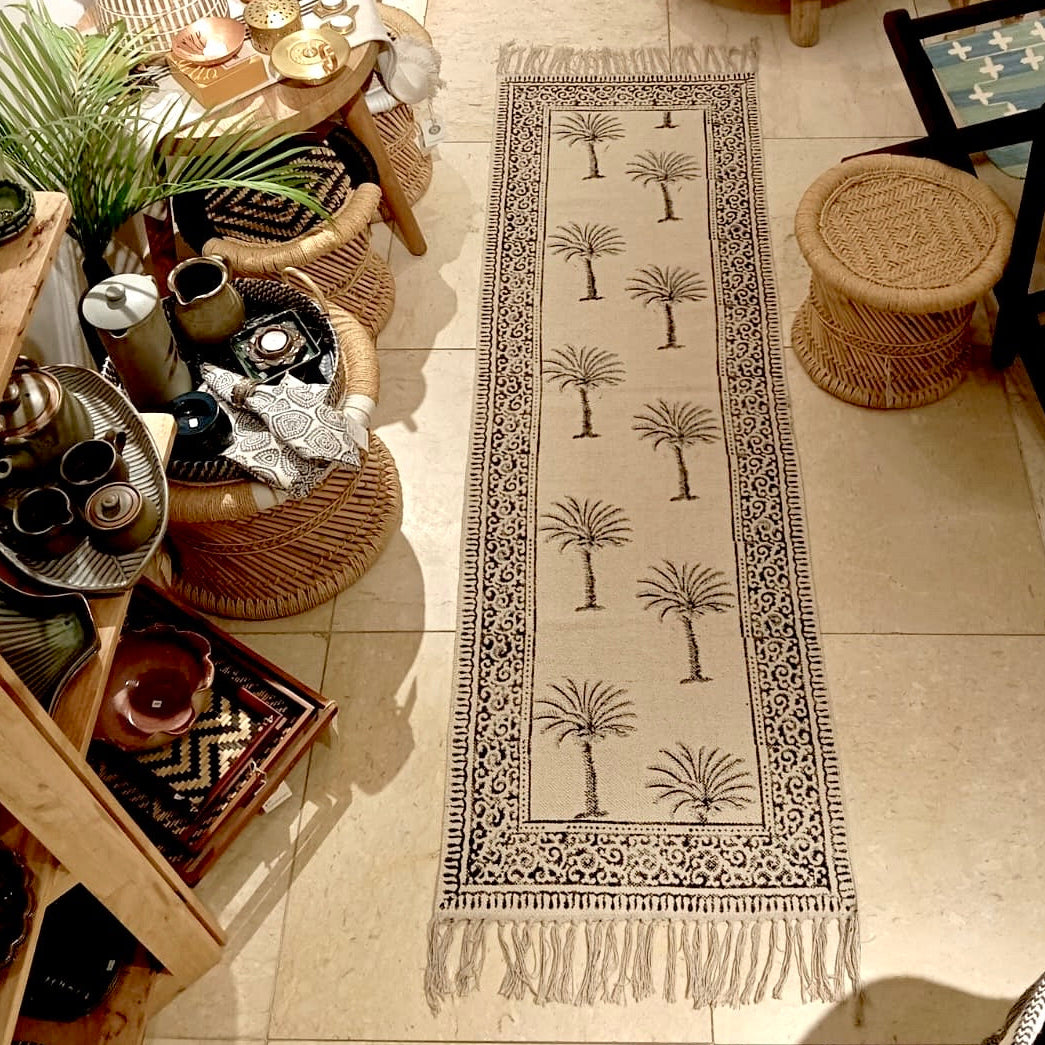 Double-sided Palm Tree Runner Rugs