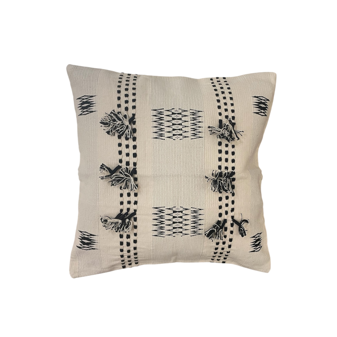 Sudku Black & White Cushion Cover