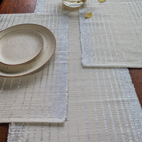 Silver Ivory Placemat- Set of 4