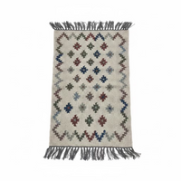 Wool & Jute Pattered Entryway Rug