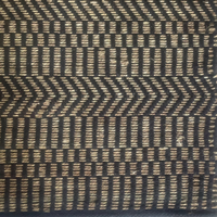 Natural Jute & Black Entryway Rug