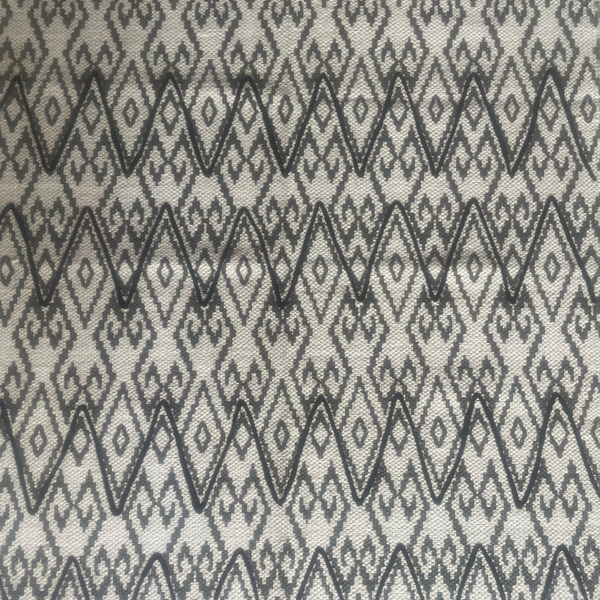 Embroidered Cotton Entryway Rug