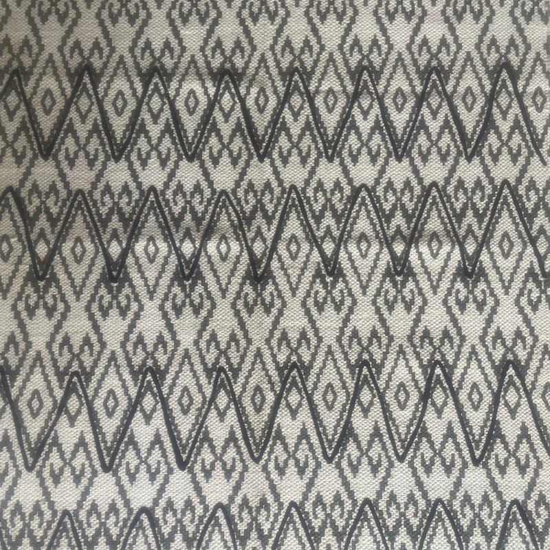 Embroidered Cotton Entryway Rug