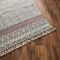 Cotton Printed Entryway Rug