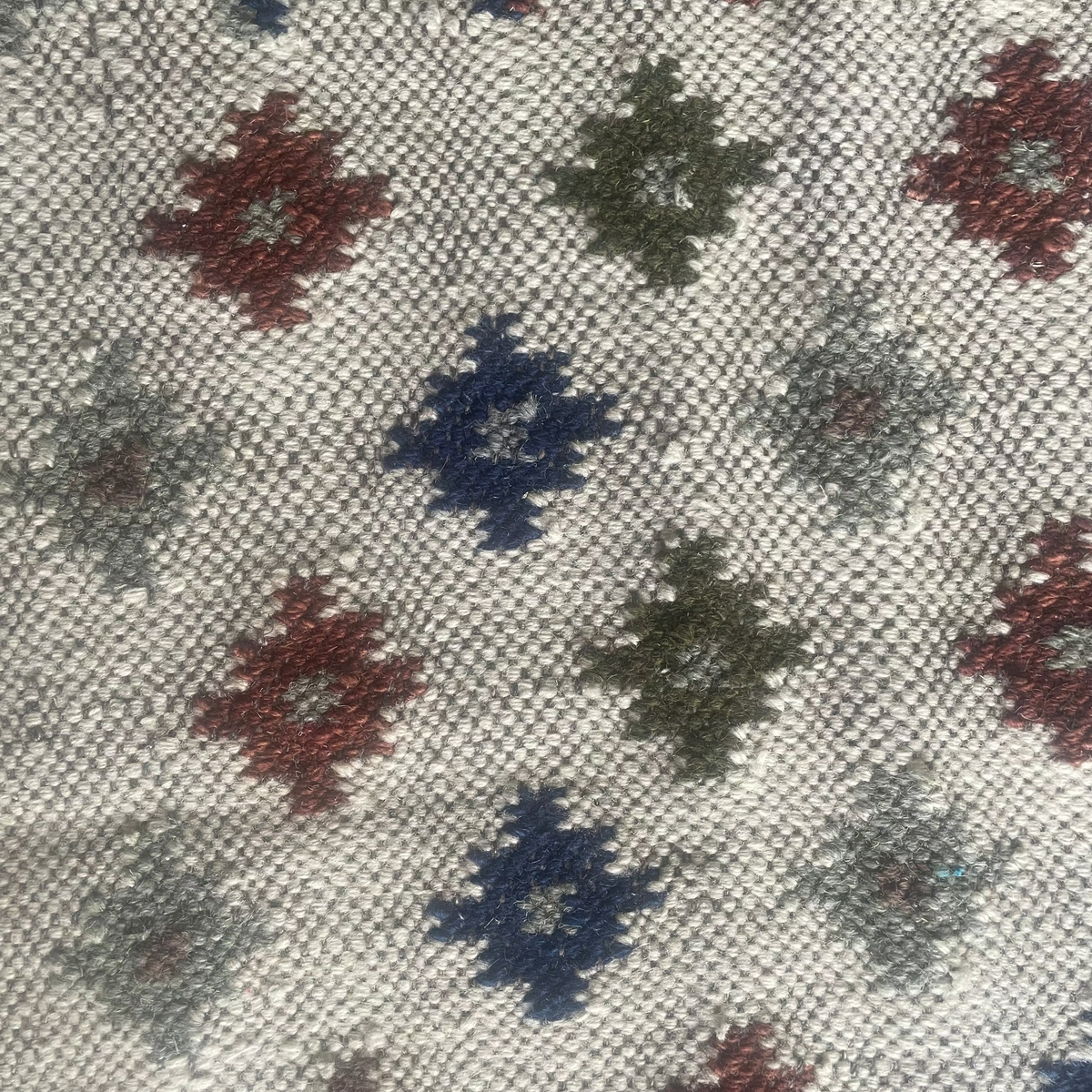 Wool & Jute Pattered Entryway Rug
