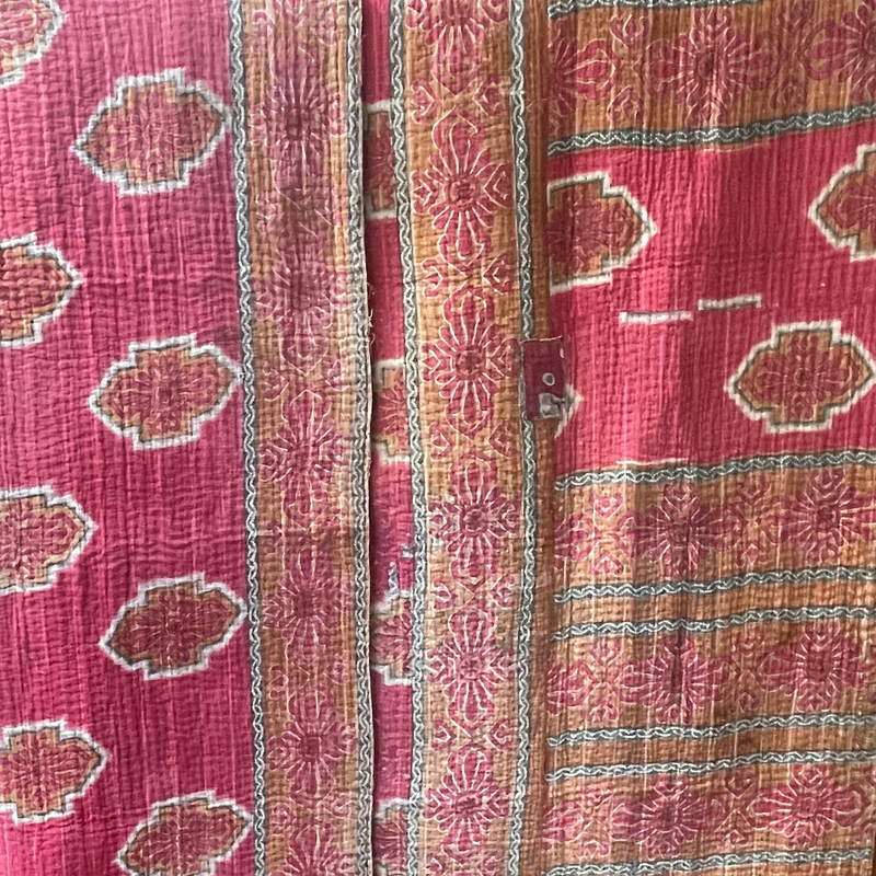 Vintage Kantha Throw #28