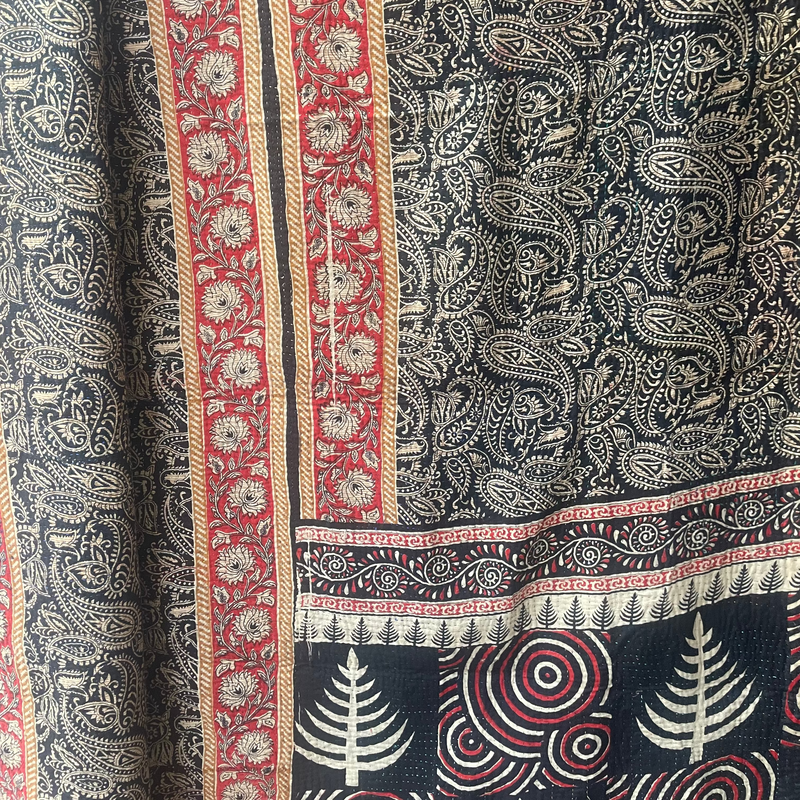 Vintage Kantha Throw #88