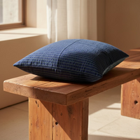 Blue Monsoon Kantha Cushion