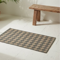 Slaty Diamond Jute Entryway Rug