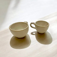 Cream Matte Espresso cups