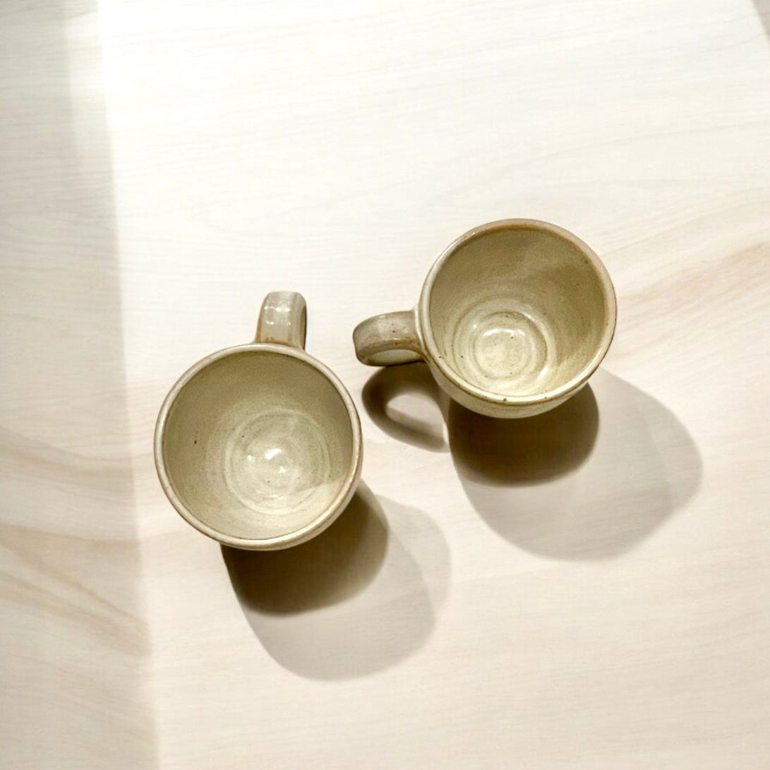 Cream Matte Espresso cups