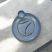 Platter Chip & Dip Platter in Light Blue