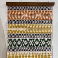 Bamboo & Loin Loom Wall Hanging- Pattern 08
