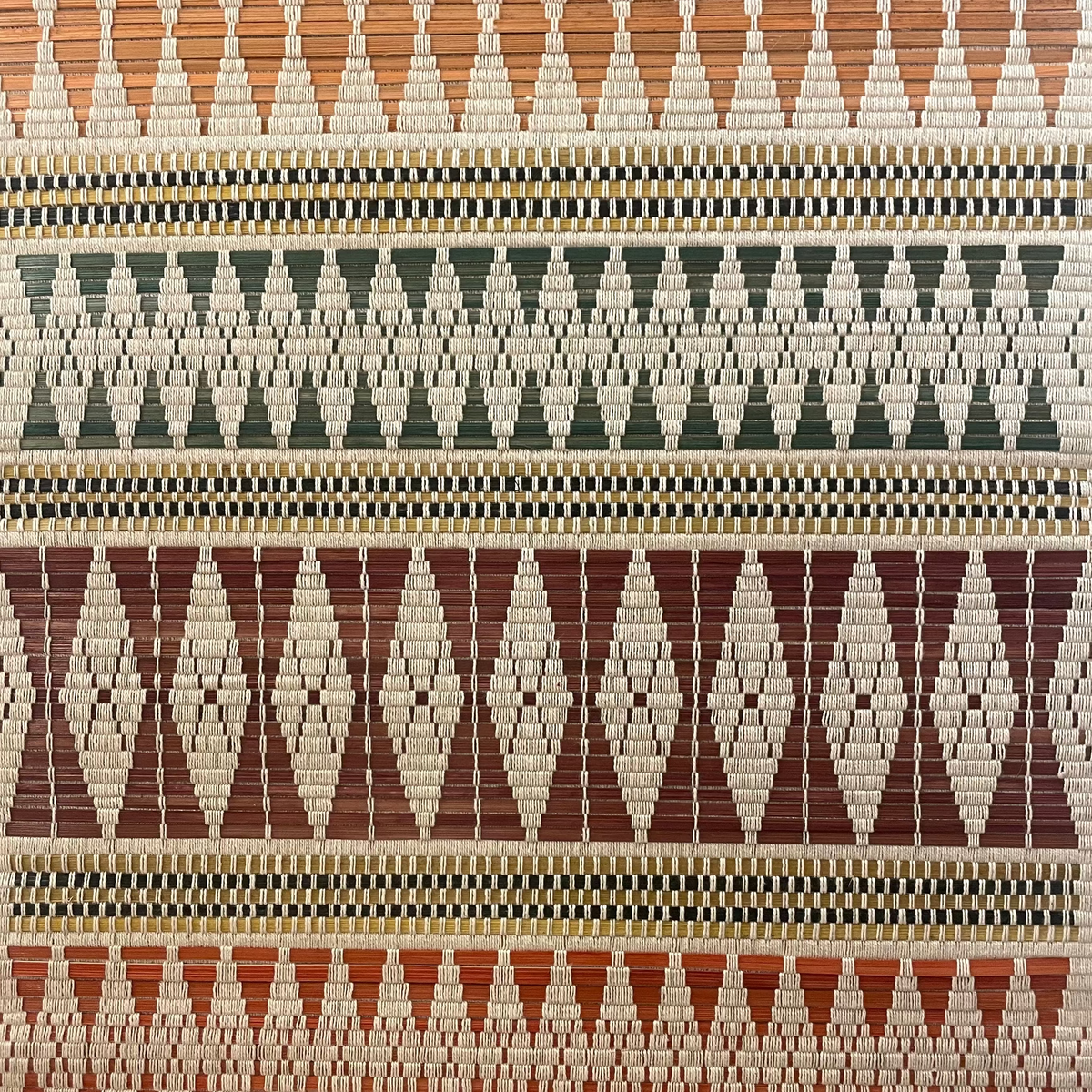Bamboo & Loin Loom Wall Hanging- Pattern 008