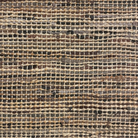 Jute & Leather Entryway Rug
