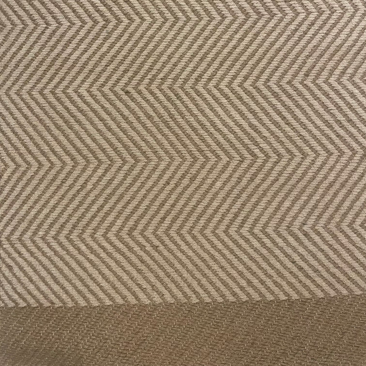 Chenille Jute Zig-Zag Rug