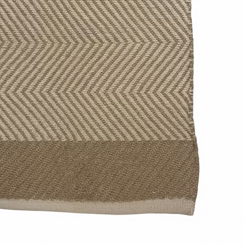 Chenille Jute Zig-Zag Rug