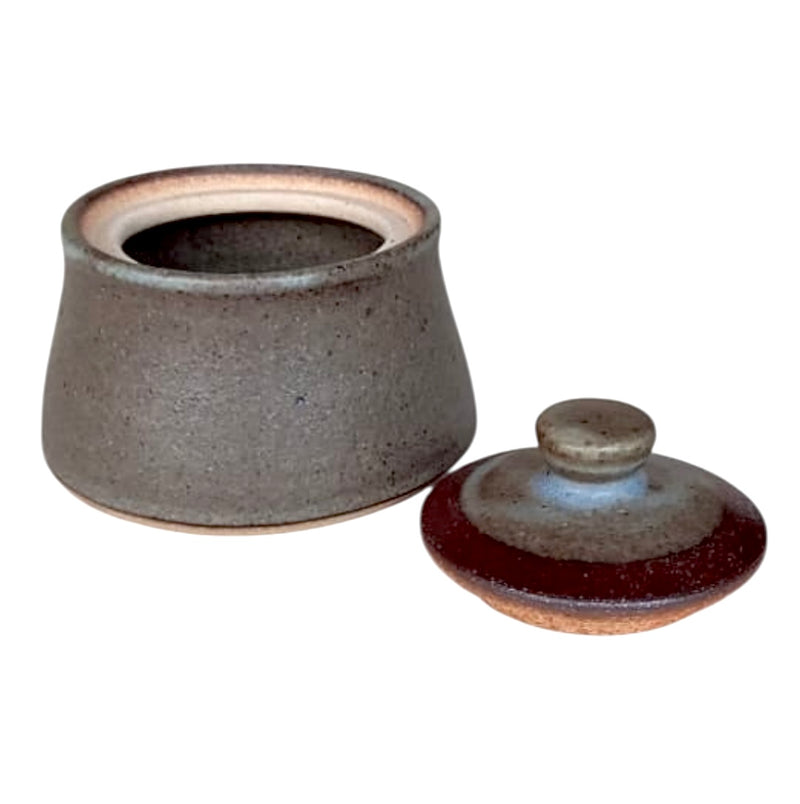 Bella Sugar Pot-Matte Blue