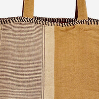 XL Tote bag- Beige, brown & black