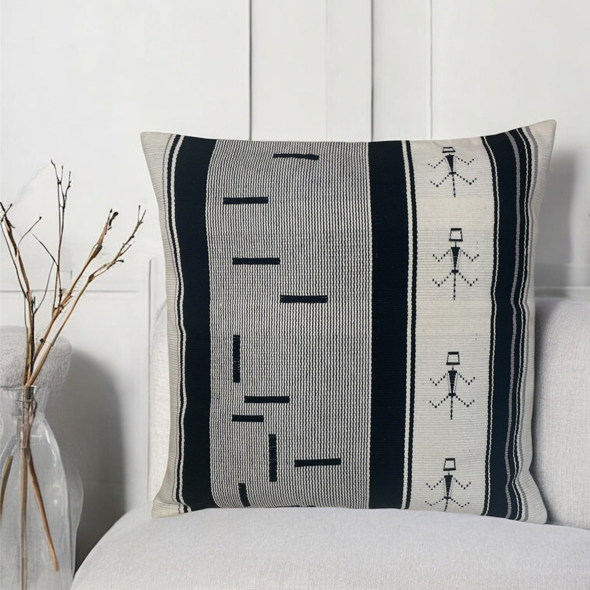 Stickmen Cushion Cover