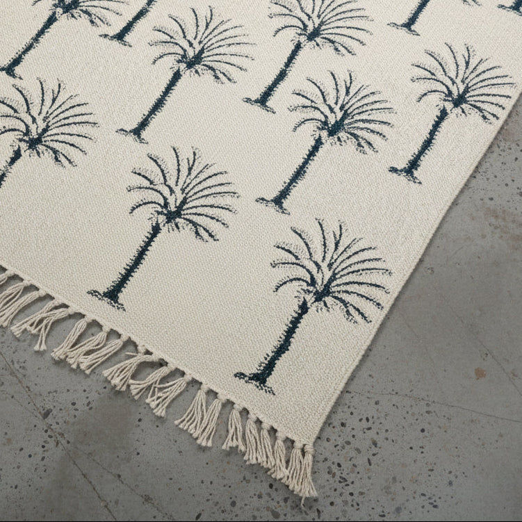 Tropical Palms Entryway Rug
