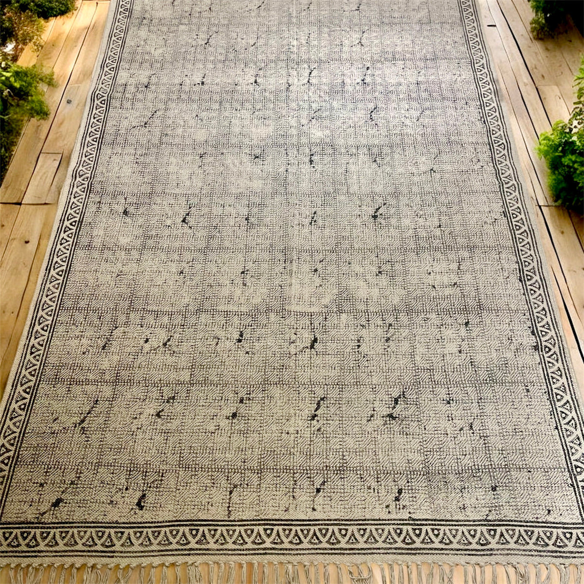 Tropical Palms Rug- New Double Sided