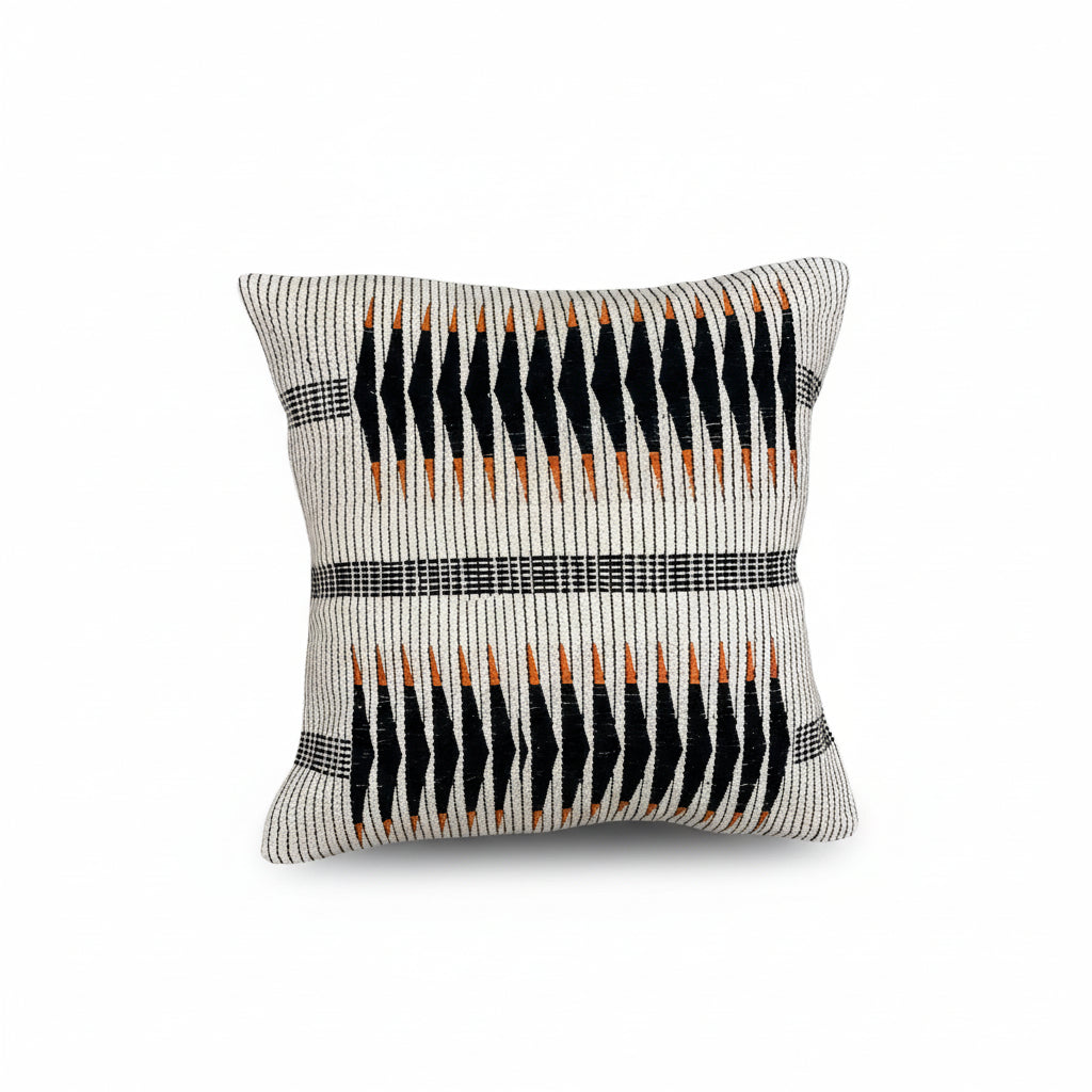 Black Rust Cushion Cover