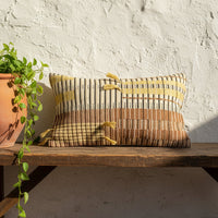 Mustard Brown Cushion Cover-Lumbar Small