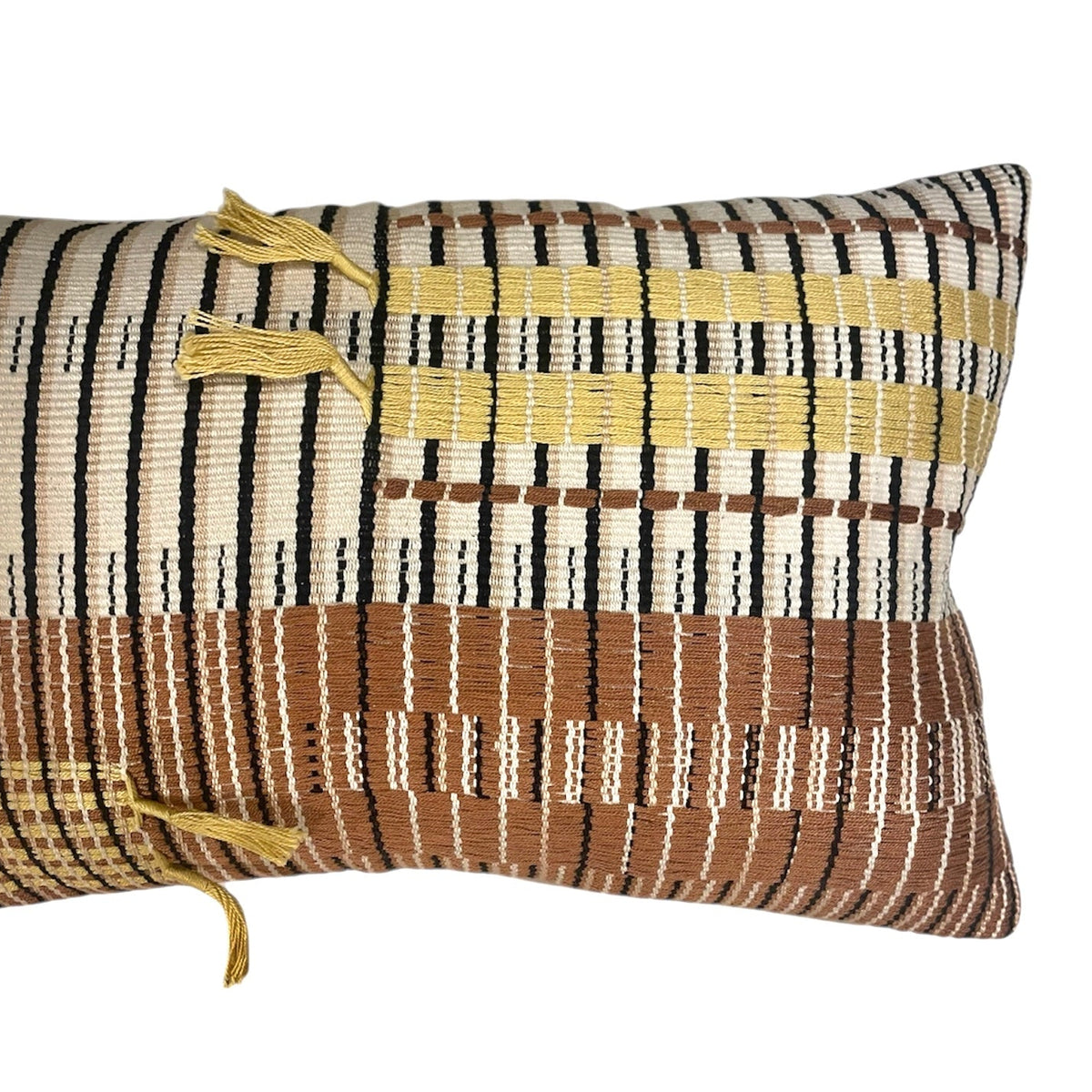 Mustard Brown Cushion Cover-Lumbar Small