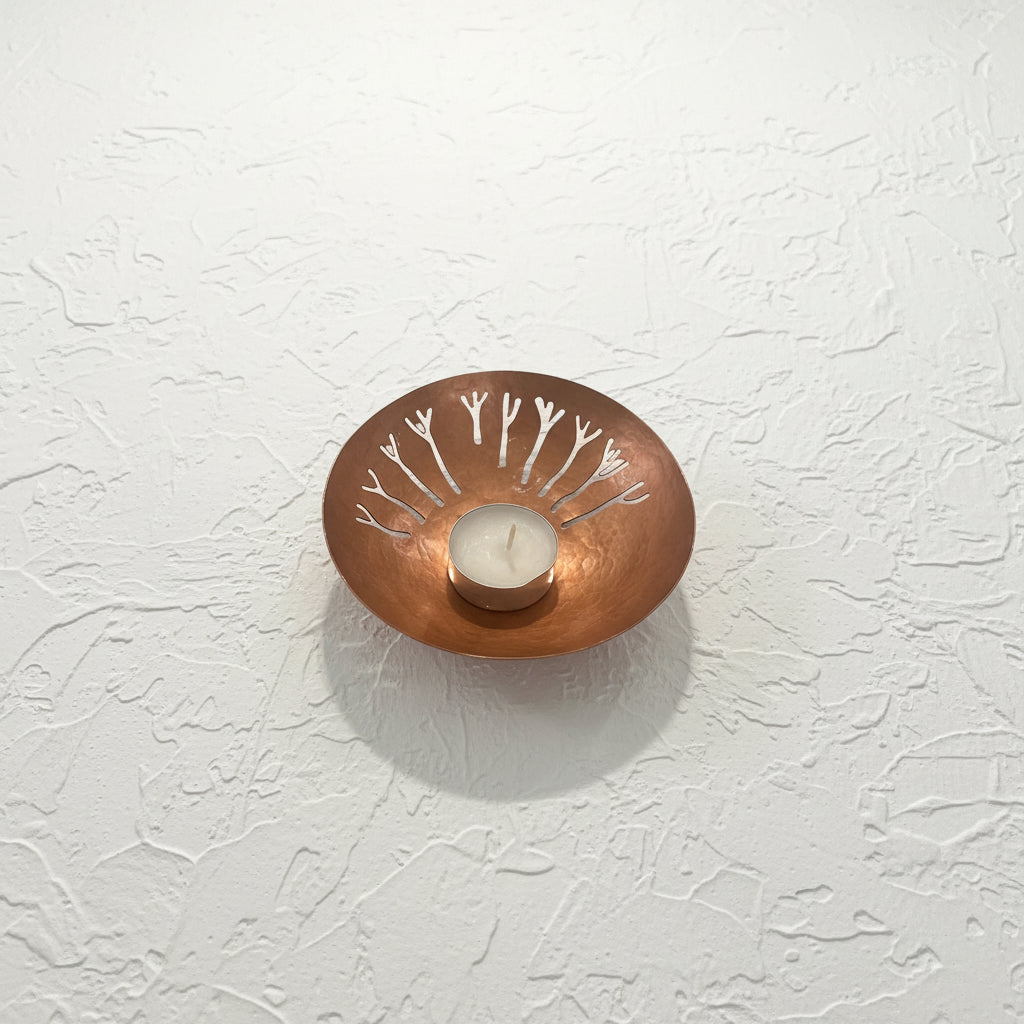 Copper Cutwork Tealight
