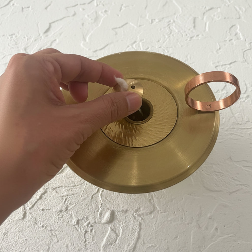 Brass Oil Lamp