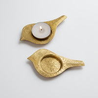 Brass Bird Tealight