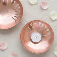 Copper Cutwork Tealight