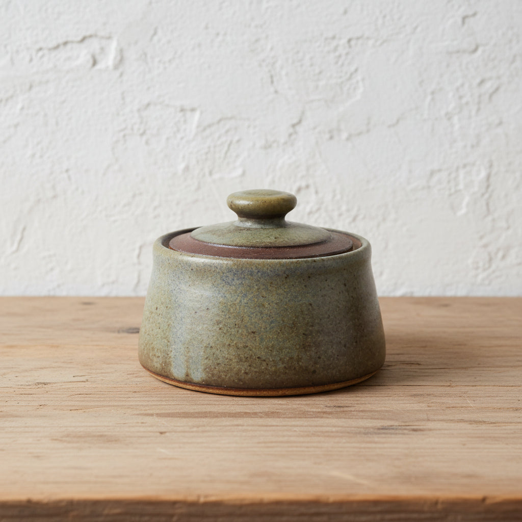 Bella Sugar Pot-Matte Blue