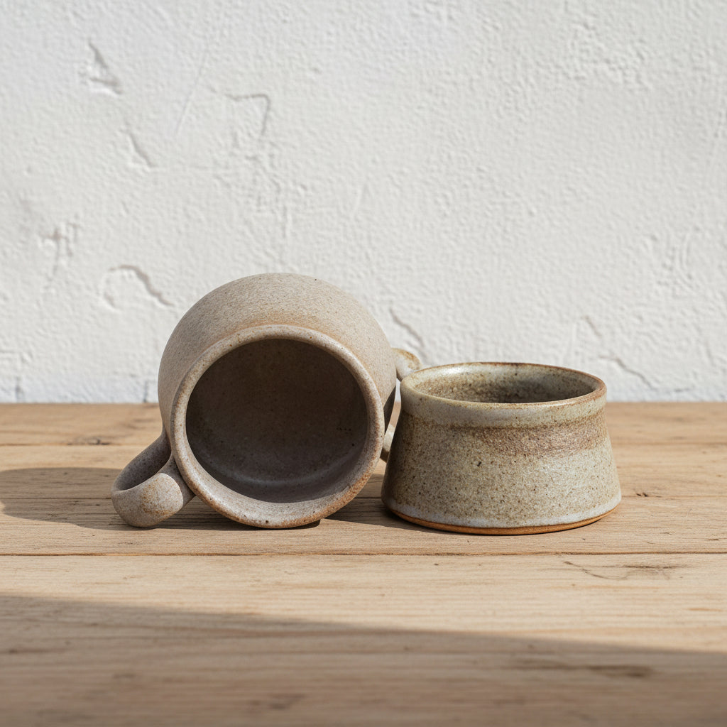 Bella Cup- Matte blue/green/gray