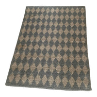 Slaty Diamond Jute Entryway Rug
