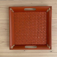 Bamboo Tray - Orange