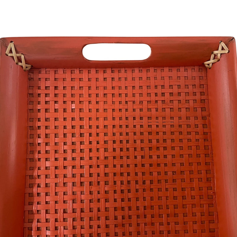 Bamboo Tray - Orange