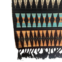 Bamboo & Loin Loom Wall Hanging- Pattern in Black