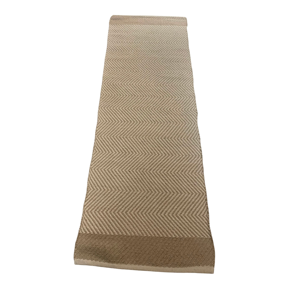 Chenille Jute Zig-Zag Rug