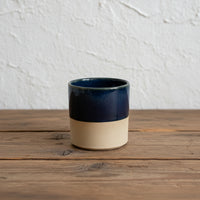 Blue White Dimple Ceramic Glass