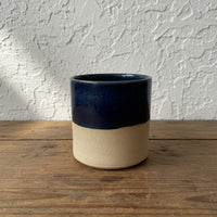 Blue White Dimple Ceramic Glass