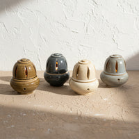 Rustic Cone Incense & Tea Light Holder
