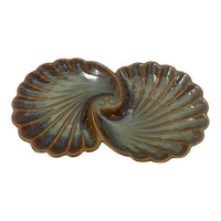 Sculpted S Shaped Ceramic Platter