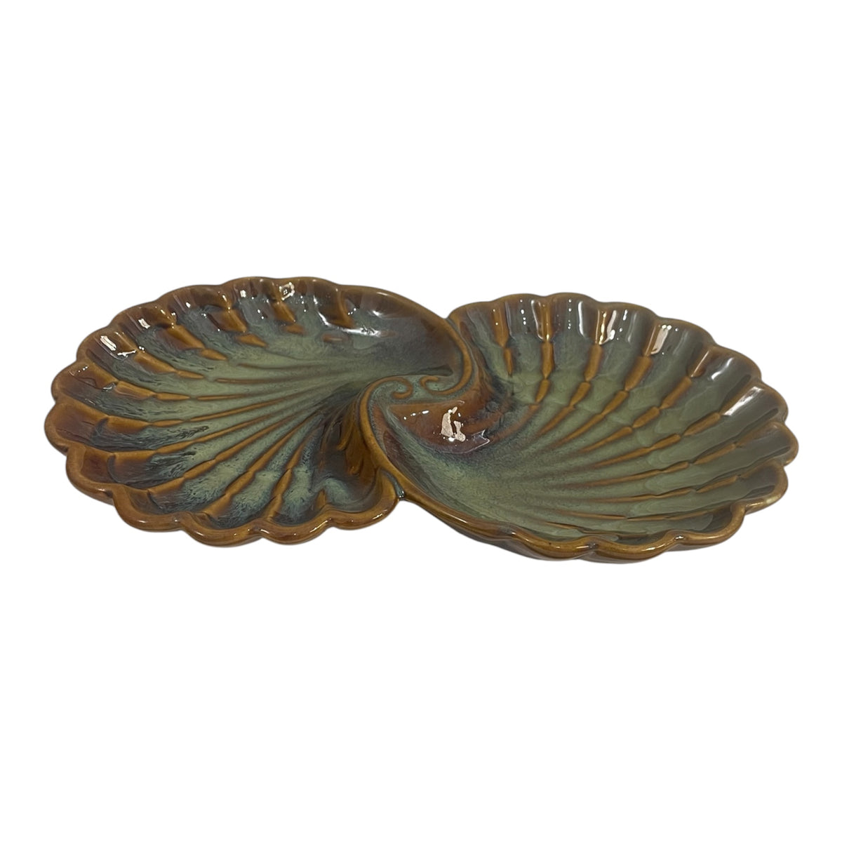 Sculpted S Shaped Ceramic Platter